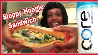 Hoagie Sandwich Mukbang Made My Way [upl. by Itida883]