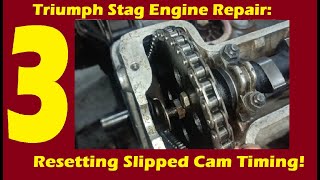 Stag Engine Repair Pt3 Timing chains and cams reset from scratch Head and valve cleanup starts [upl. by Mathews]