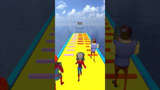 Help Nick Win Ladder Run in Scary Teacher 3D shorts [upl. by Pegasus]