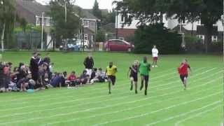 2012 Sports Day year 7 100m [upl. by Haraj]