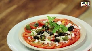 Tomato And Goat Cheese Salad  Winter Treats  Chef Sanjeev Kapoor  FoodFood [upl. by Razid]