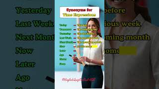 Mastering Time Synonyms You Need to Know shorts time education english foryou [upl. by Kraul149]