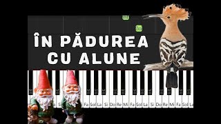 In Padurea Cu Alune  Tutorial Pian [upl. by Nemad806]