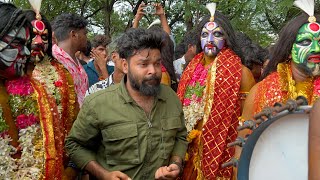 Falaknuma Kali Mata Bonalu 2024  Rohit Potharaju Dance Thotella Procession 2024 [upl. by Suivatra]