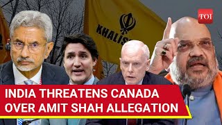 India’s Big Warning To Canada As Minister Links Shah To Khalistani Killings  ‘Serious Consequences’ [upl. by Nairadal]