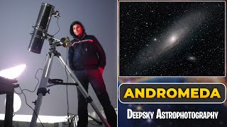 I Captured Andromeda Galaxy Through My Telescope Hindi l Andromeda Galaxy Through Telescope 🔭 [upl. by Eseret]