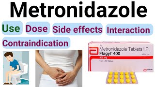 metronidazole tablets ip 400mg hindi flagyl 400mg  use and side effects  metrogyl tablet 400mg [upl. by Stanfill521]