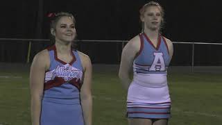 Alleghany High School Cheerleaders Perform At Half Time 3262021 [upl. by Acenahs366]