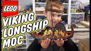 LEGO Viking Longship Moc by Jonas Kramm [upl. by Seilenna]