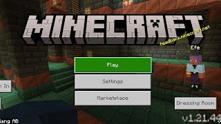 Minecraft pe 12143 Official Latest Update Download No Lag [upl. by Orsa288]