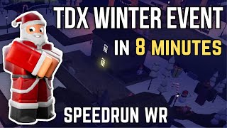 WR TDX CHRISTMAS EVENT TRIUMPH IN 8 MINUTES  Roblox Tower Defense X TDX [upl. by Ozen]