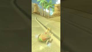 Reacting To Mario Kart 8 Deluxe World Record 200CC Dry Dry Desert Lap 3 [upl. by Hyams250]