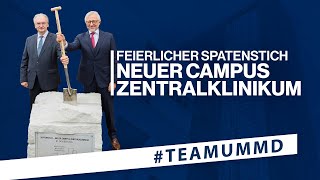 Feierlicher Spatenstich quotNeuer Campus Zentralklinikumquot [upl. by Sayers317]