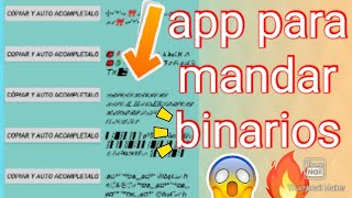 cómo mandar binarios a un WhatsApp 2024 desde una app [upl. by Nytsud]