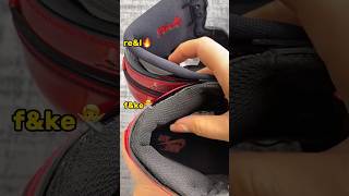 Real Vs Fake Patent Bred Jordan 1 sneakerhead sneakers viral [upl. by Ranna]