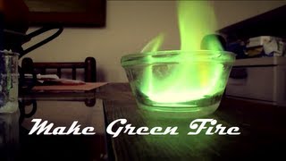 How to make Green Fire from Borax  How to make Boric Acid How to make wildfire [upl. by Enimrac]