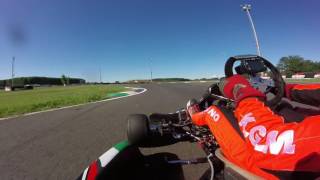 Kart KGM kz125 pista Ottobiano [upl. by Cherin]