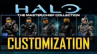 Halo The Master Chief Collection Armor Customization Details CE H2 H2A H3 amp H4 [upl. by Letsirk]