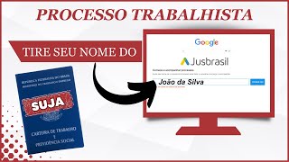 Como tirar meu NOME DO JUSBRASIL e GOOGLE  Processo Judicial [upl. by Selda507]