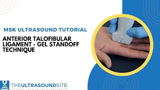 A useful technique to see the anterior talofibular ligament  using gel to reduce Anisotropy [upl. by Sima]