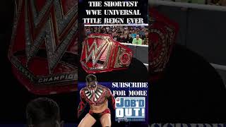 The SHORTEST REIGN in WWE Universal Championship History Finn Balor [upl. by Madonia608]