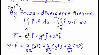 Gauss Divergence theorem Part 1 [upl. by Odranreb727]