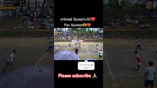 Himal ko powerful spike 😱😲foryou himalsunari subscribe nepalvolleyball nepalisports [upl. by Erdnad937]