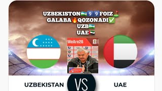 ⚡️JAHON CHEMPIONATI🌍UZBEKISTON🇺🇿9️⃣9️⃣FOIZ GALABA👉QOZONADI✅️BIRLASHGAN ARAB AMIRLKLARI🇦🇪KUCHSIZMI😳 [upl. by Aleafar616]