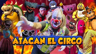 Atacan al circo de los Payasonicos  ayudamos a Regalito  Manito y Maskarin [upl. by Eelrebmyk]