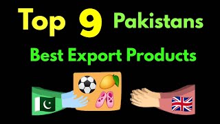 Top 9 Best Export Products of Pakistan to other Countries [upl. by Ebsen]