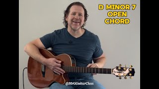 How To Play D Minor 7 Dm7 Open Guitar Chord  Easy To Learn [upl. by Arbmat]