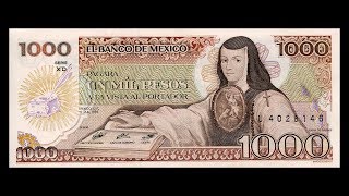 OJO ESTO VALE EL BILLETE 1000 PESOS SOR JUANA [upl. by Ruberta610]