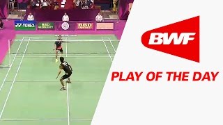 Play Of The Day  SF – Syed Modi Intl Badminton Championships 2016 [upl. by Ylrahc]