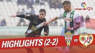 Resumen de Córdoba CF vs Rayo Vallecano 22 [upl. by Edelsten]