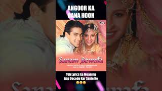 Angoor Ka Dana Hu  Bollywood Double Meaning At Its Best  Legendary 90s [upl. by Aicatsue]