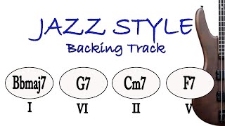 JAZZ 1625 Bb MAJOR Backing Track 140bpm [upl. by Tnek]