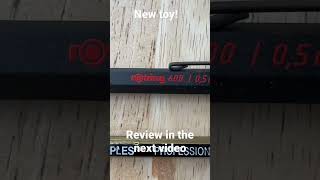 New rotring mechanical pencil has arrived rotring rotring600 mechanicalpencil [upl. by Latricia942]