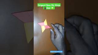 Origami Easy Diy Ninja 🥷 star 🌟 shorts [upl. by Krum73]