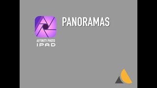 Affinity Photo iPad — PANORAMA [upl. by Sirmons]