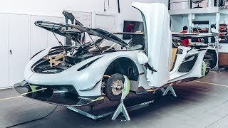 How to build a 300mph Koenigsegg Jesko  Top Gear [upl. by Zoarah38]