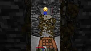 Sneaking to Ender Portal Door vs Prohibited Emoji Reaction shorts minecraft memes [upl. by Cara]