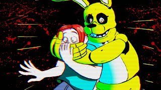 FNAF ОХРАННИК МАНЬЯК в КОСТЮМЕ СПРИНГ БОННИ ОЖИВИЛ АНИМАТРОНИКОВ и ПОХИТИЛ КАРЛТОНА ФНАФ КОМИКС [upl. by Elyag]