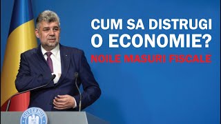 Dezastru in Economia Romaneasca  Noile Masuri Fiscale si Taxe [upl. by Rigdon808]