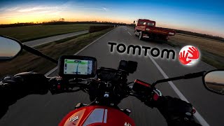 Erster Test Motorrad Navi TomTom Rider 550 mit Cardo  Suzuki SV650 [upl. by Eissert]