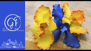 DIY Foamiran EVA FOAM Orchid Complete StepByStep Video Tutorial [upl. by Retniw]