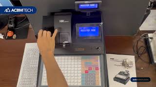 Program the HK Systems HK7200 cash register Time amp Date Store Info Tax Rate amp More  Part 1 [upl. by Niltak]