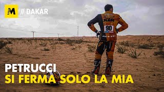 Dakar 2022 tappa 9 Danilo Petrucci quotNon capisco perché si ferma solo la mia KTMquot [upl. by Arbua791]