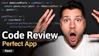 Is this the perfect React app  Code Review [upl. by Swinton]