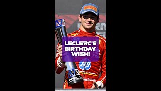 Charles Leclercs birthday wish came true charlesleclerc usgp formula1 f1 ferrari [upl. by Karlene]