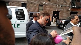 Russell Crowe at the Late Show with Stephen Colbert [upl. by Odraleba]